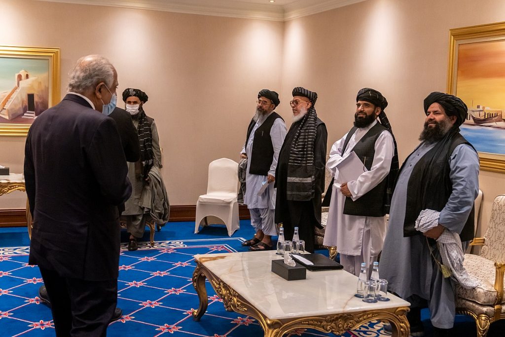 Mike Pompeo meeting with Taliban in 2020