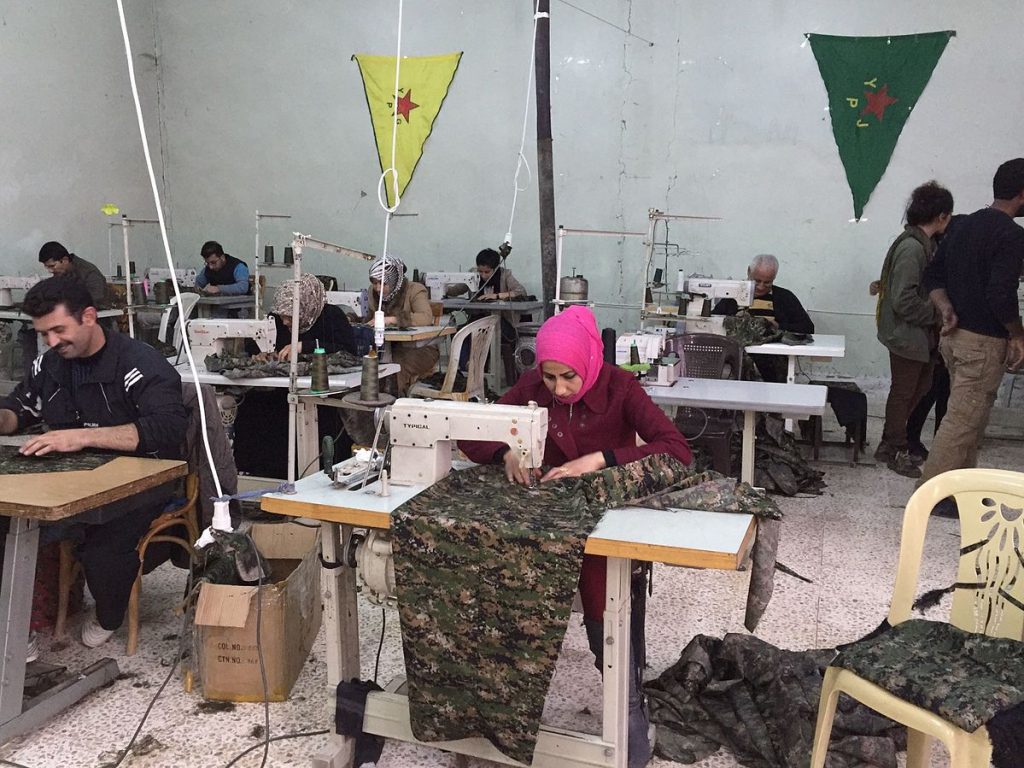 Rojava sewing cooperative