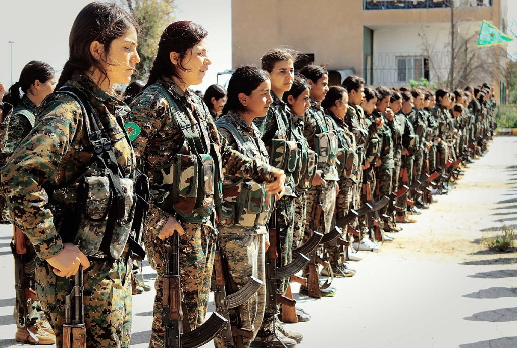 Women YPJ soldiers