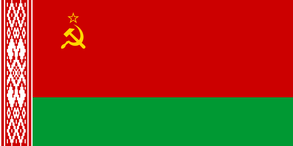 Soviet flag of Belarus