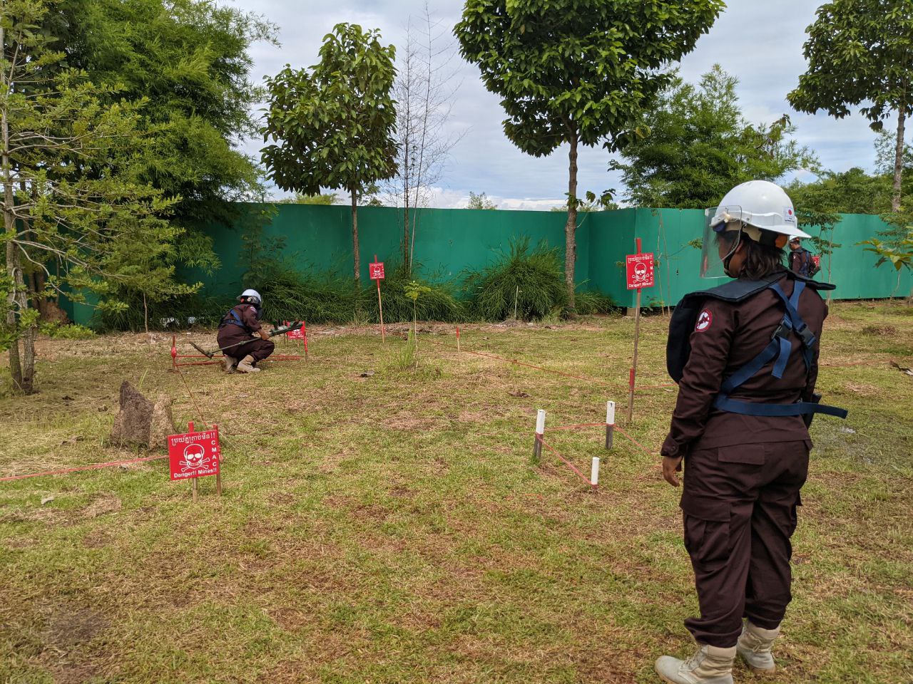 De-mining in Cambodia