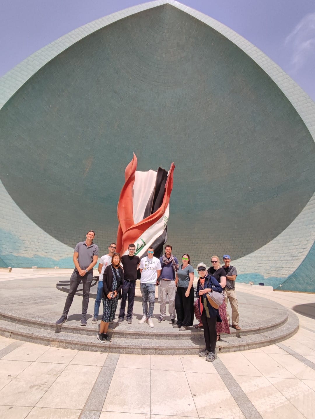 Visiting the Al-Shaheed Monument in Baghdad
