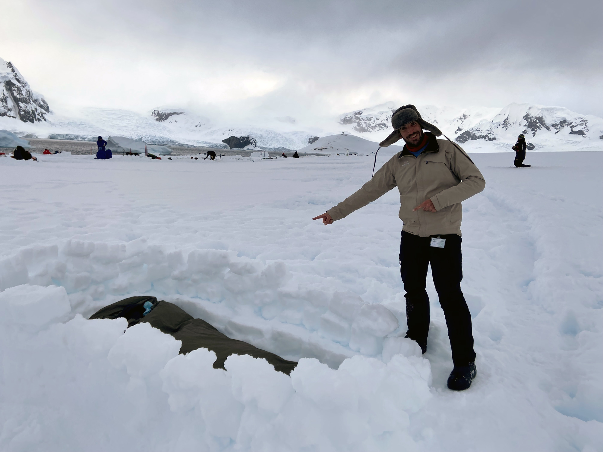 Antarctica tour camping