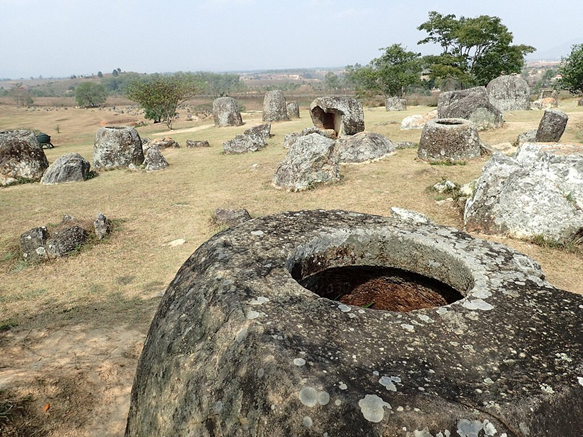 Enigmatic Plain of Jars in Laos