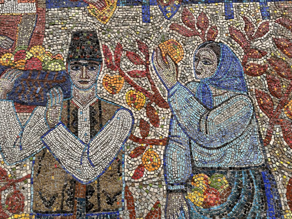 Soviet mosaic in Transnistria 