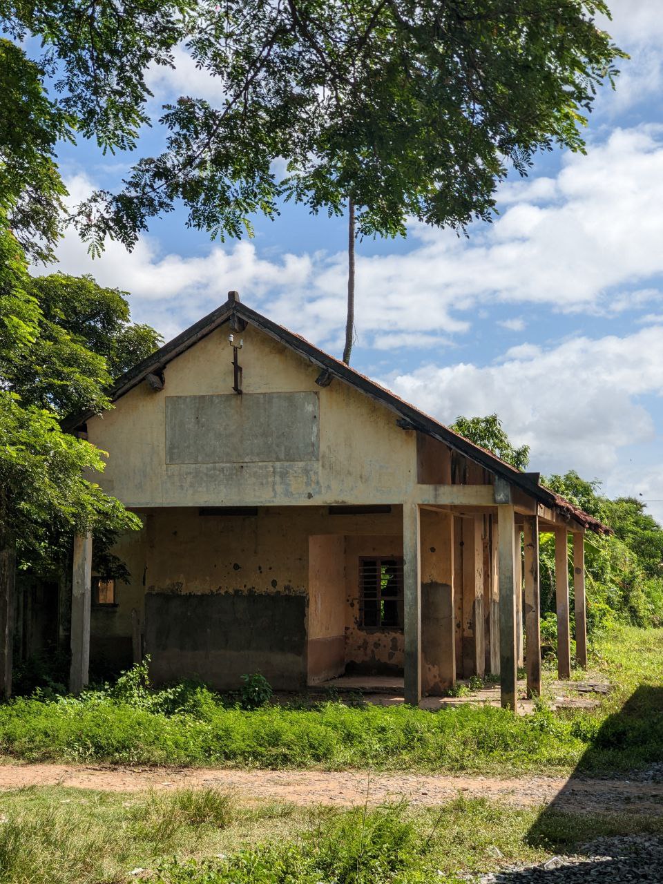 Taking the train in Cambodia