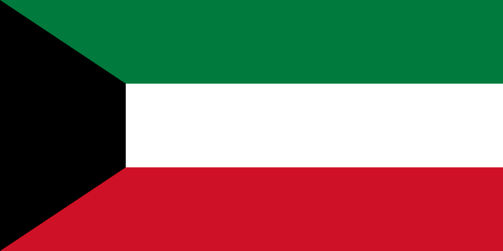 Present flag of Kuwait