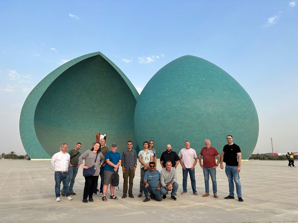 At the Al-Shaheed Monument in Baghdad, which only barely missed this list of the best things to see in Iraq!
