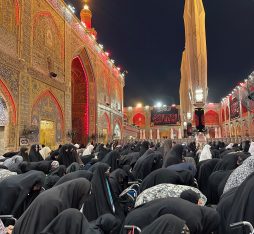 Praying in Karbala