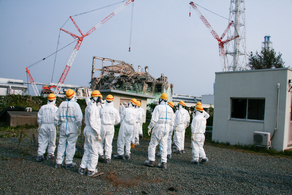 History of Fukushima - workmen