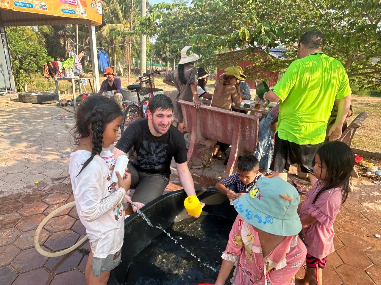 Khmer New Year Water Fights