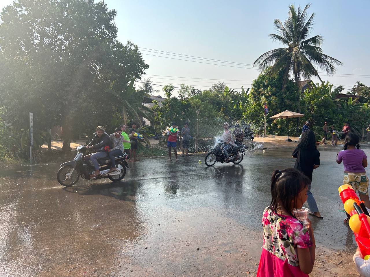 Khmer New Year Water Fights