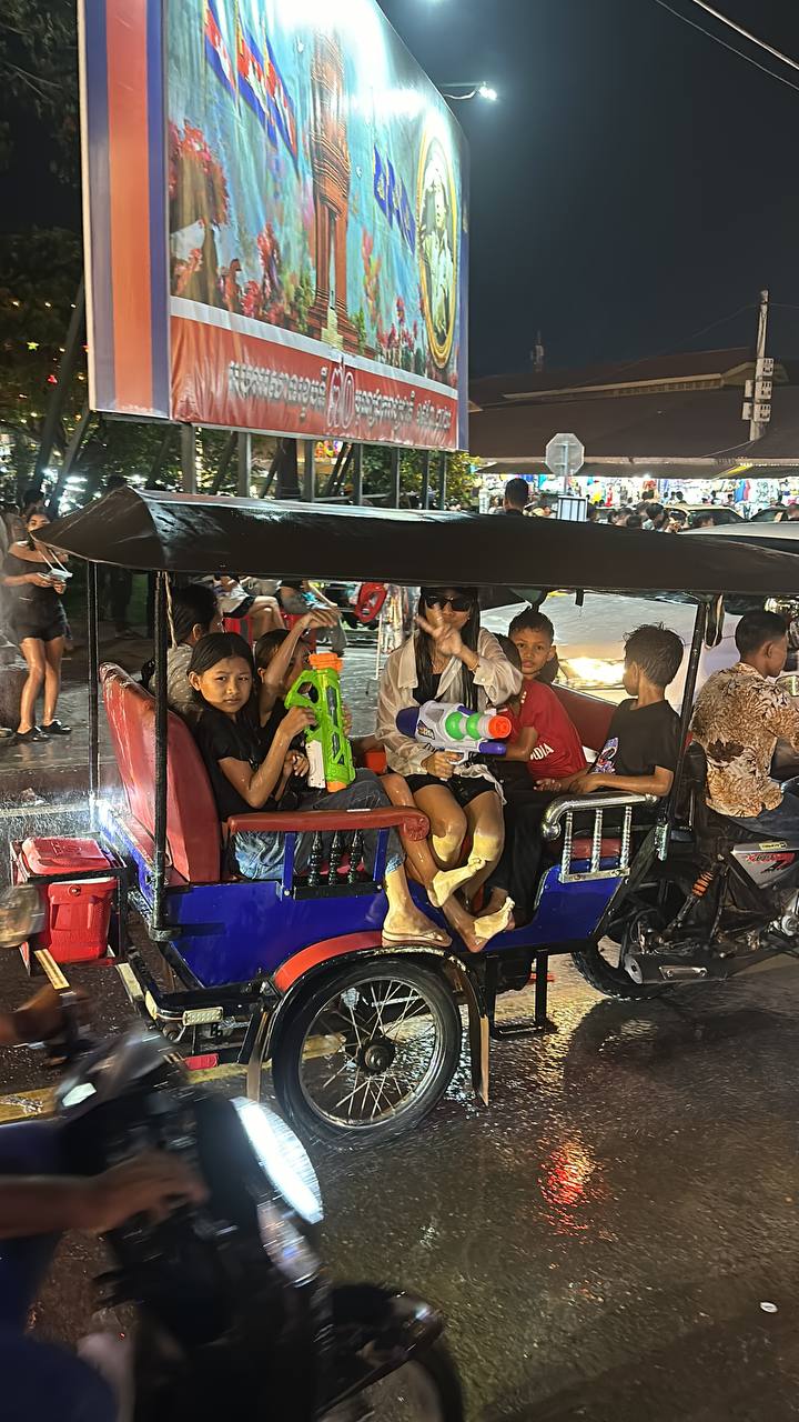 Khmer New Year Water Fights