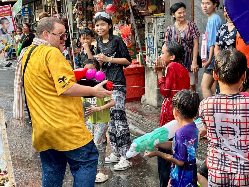 Khmer New Year Water Fights