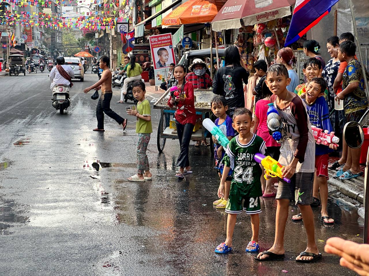 Khmer New Year Water Fights