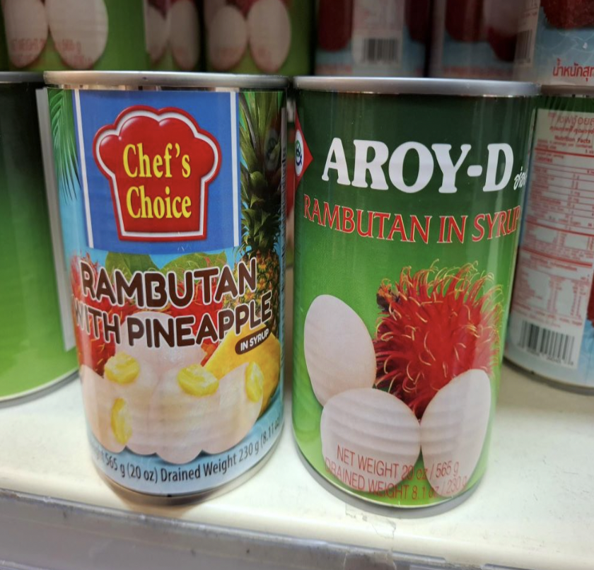 Rambutan in can