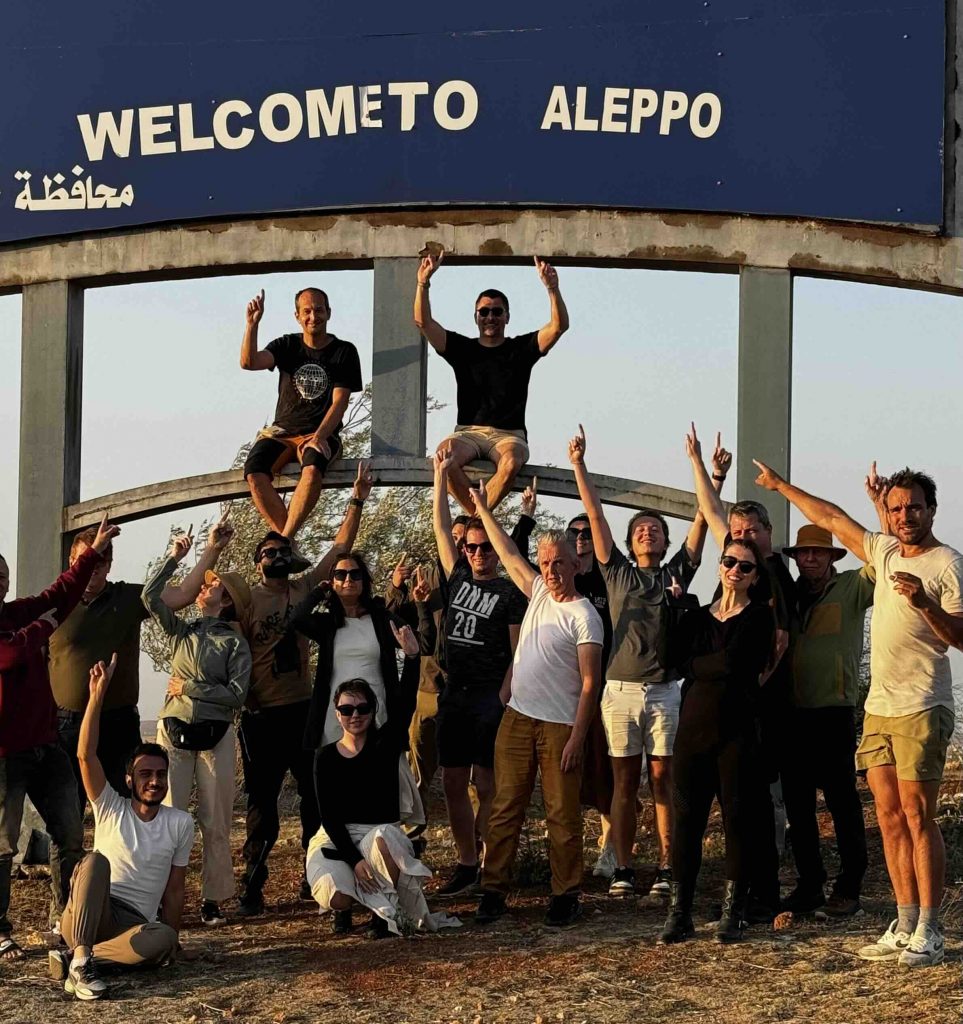 foreign tourists visiting syria
