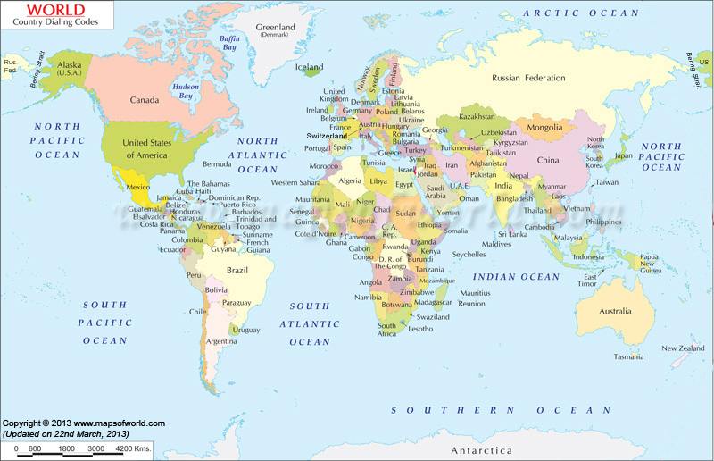 International Dialing Codes