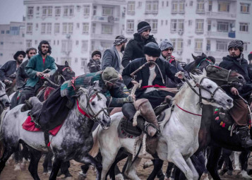 Afghanistan buzkashi game