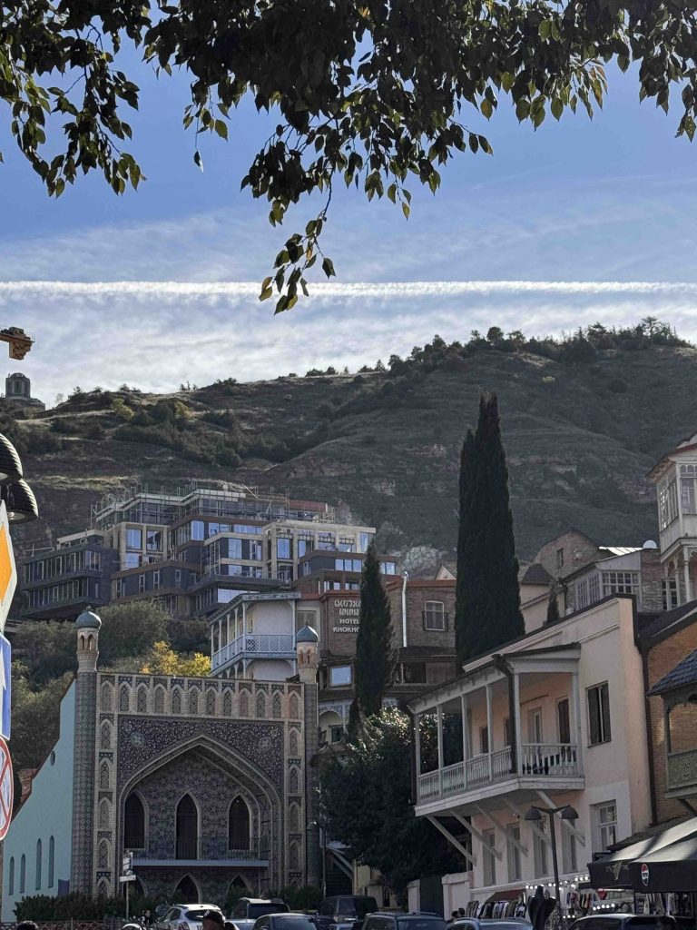 glass buildings in Tbilisi