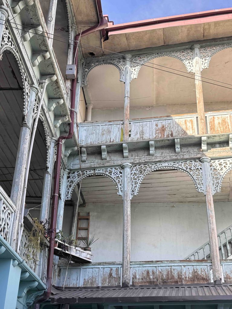 glass buildings in Tbilisi