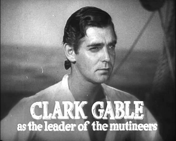 Clark Gable as Christian Fletcher in Mutiny on the Bounty (1935)