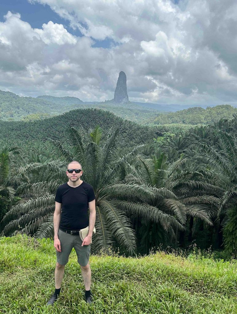 Marko Peck at Pico de Sao Tome