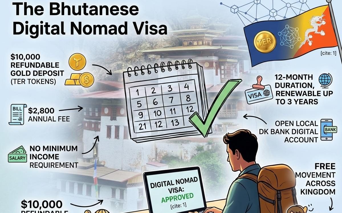 Bhutanese Digital Nomad Visa, Bhutan
